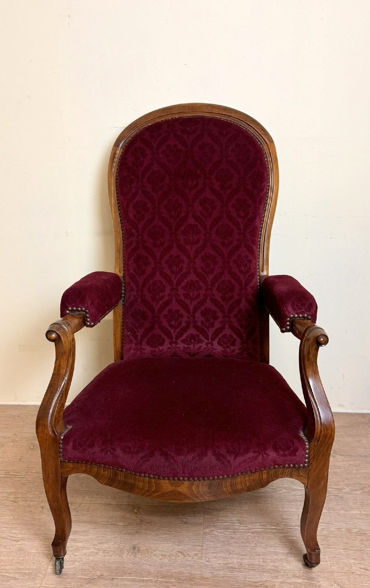 Paire De Fauteuils époque Louis Philippe A Crémaillères