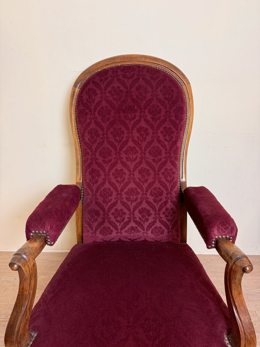 Paire De Fauteuils époque Louis Philippe A Crémaillères
