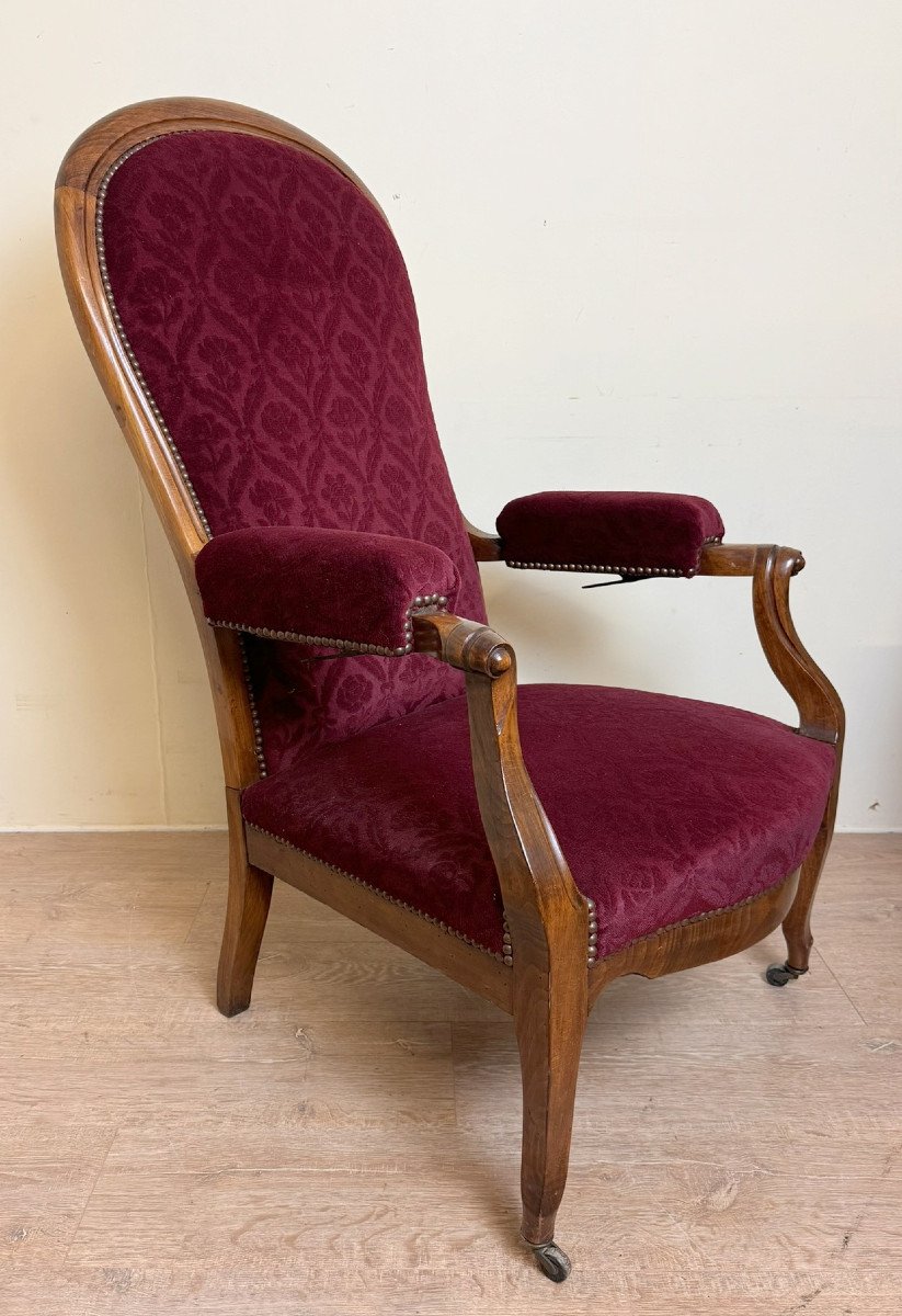 Paire De Fauteuils époque Louis Philippe A Crémaillères