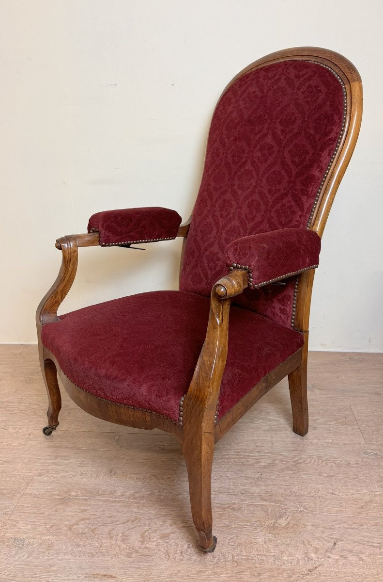 Paire De Fauteuils époque Louis Philippe A Crémaillères