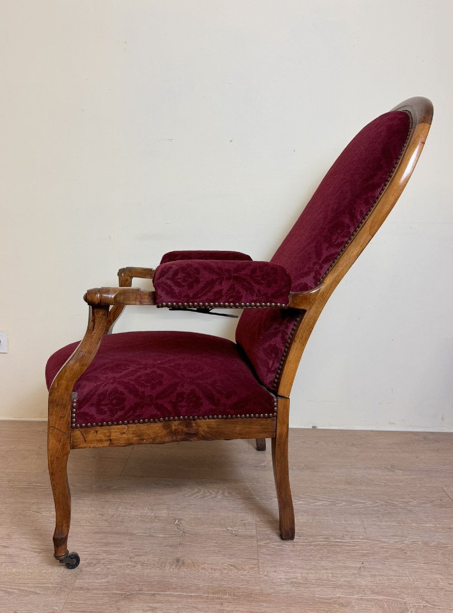 Paire De Fauteuils époque Louis Philippe A Crémaillères