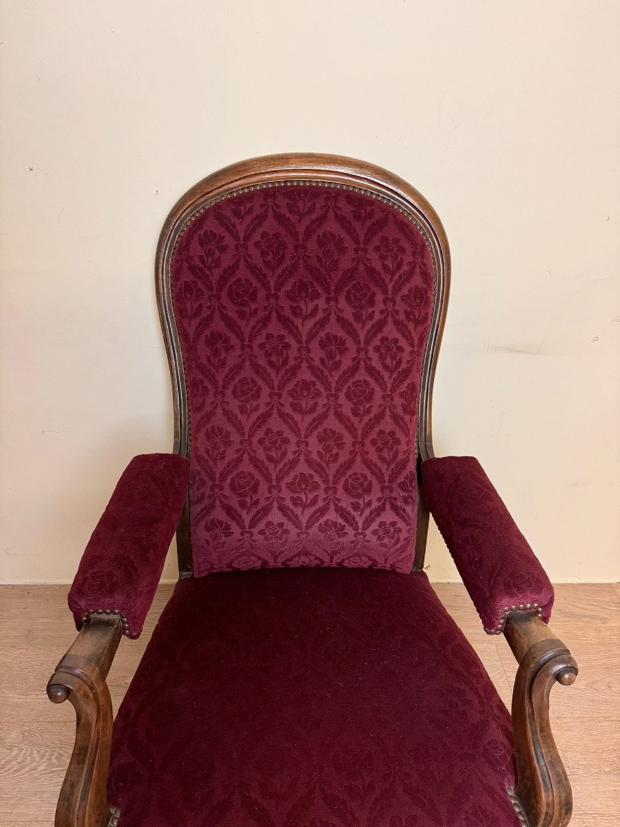 Paire De Fauteuils époque Louis Philippe A Crémaillères