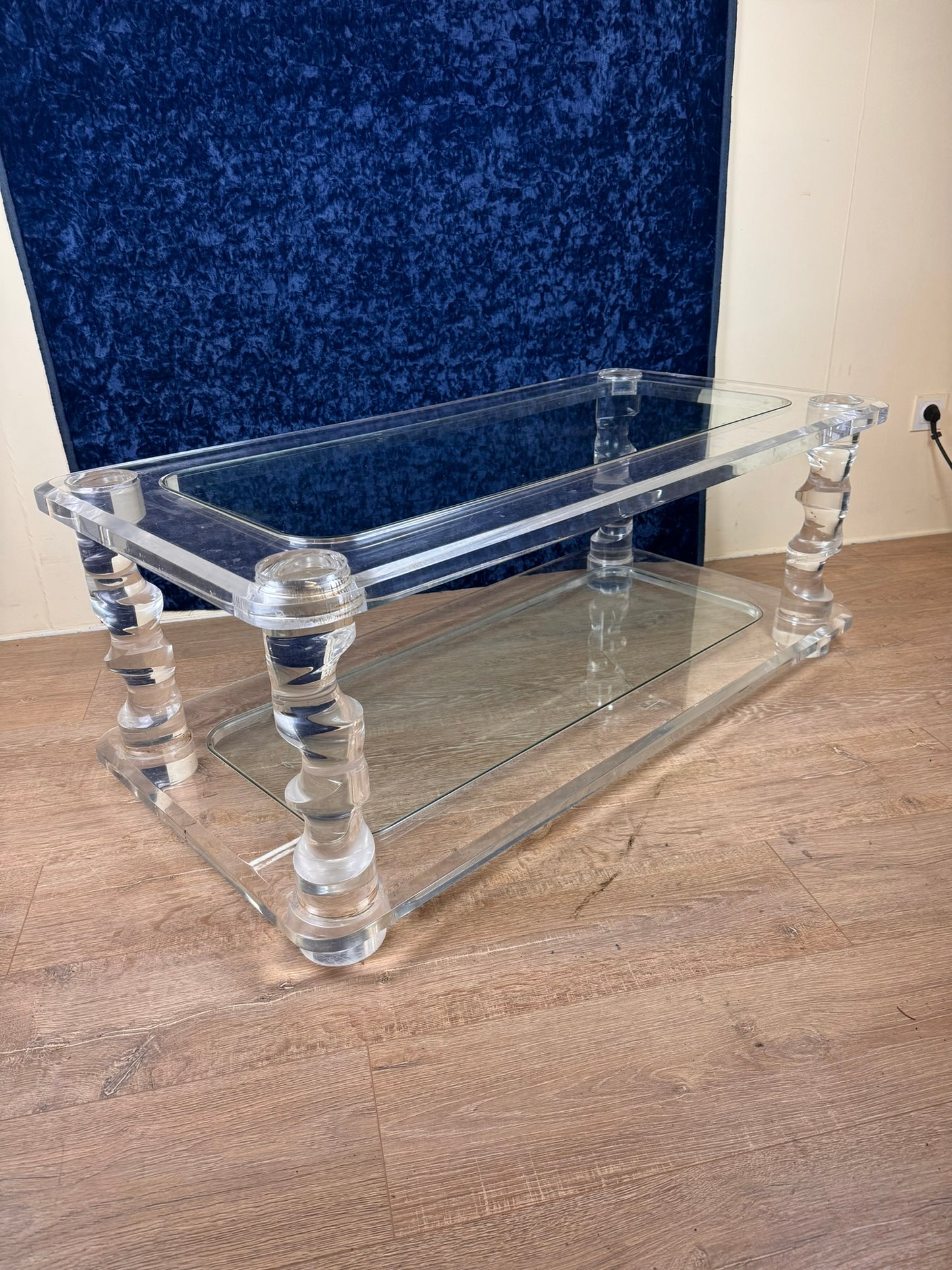 Édition ROMEO Travail des années 1980 Table basse