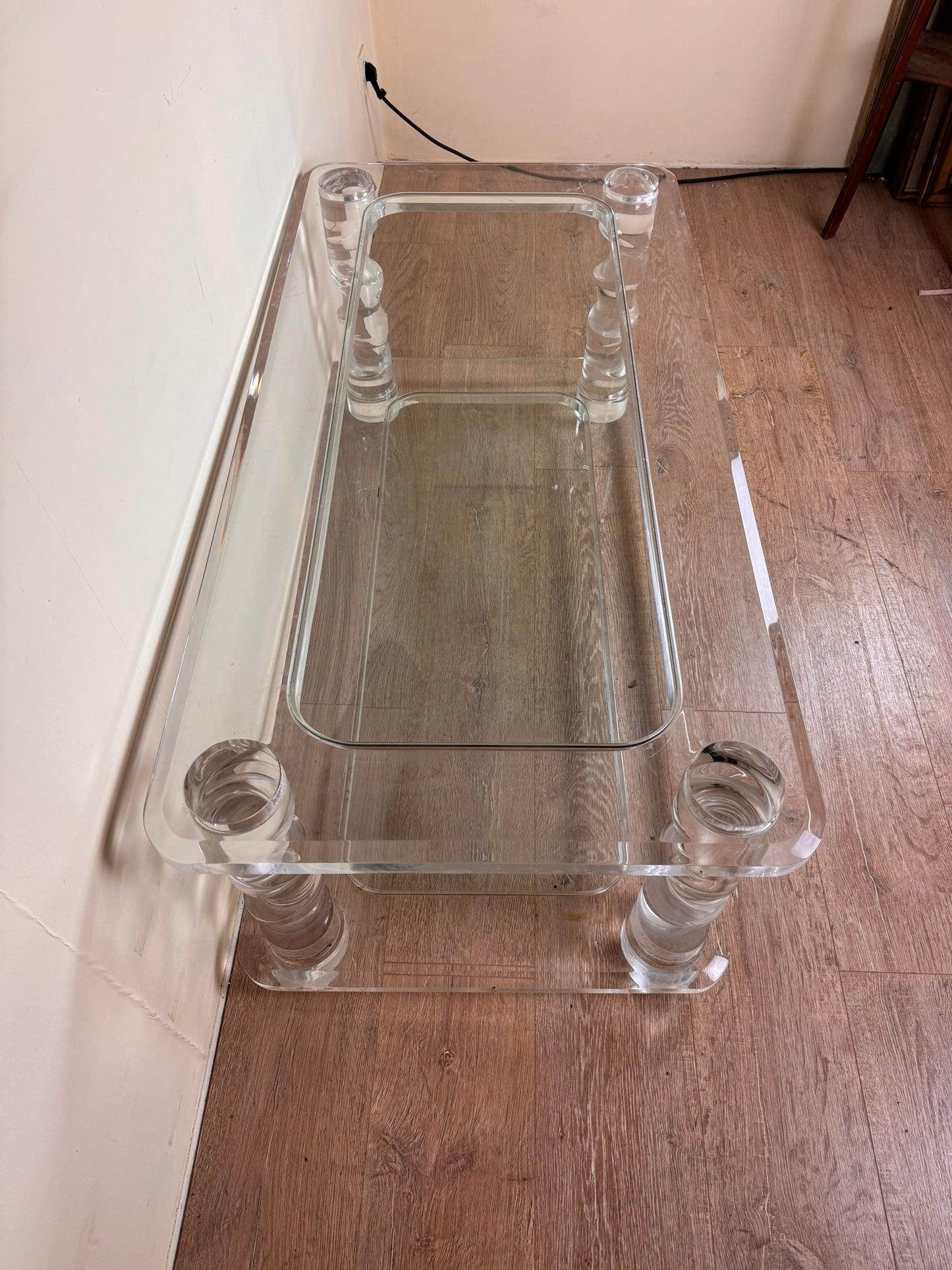 Édition ROMEO Travail des années 1980 Table basse