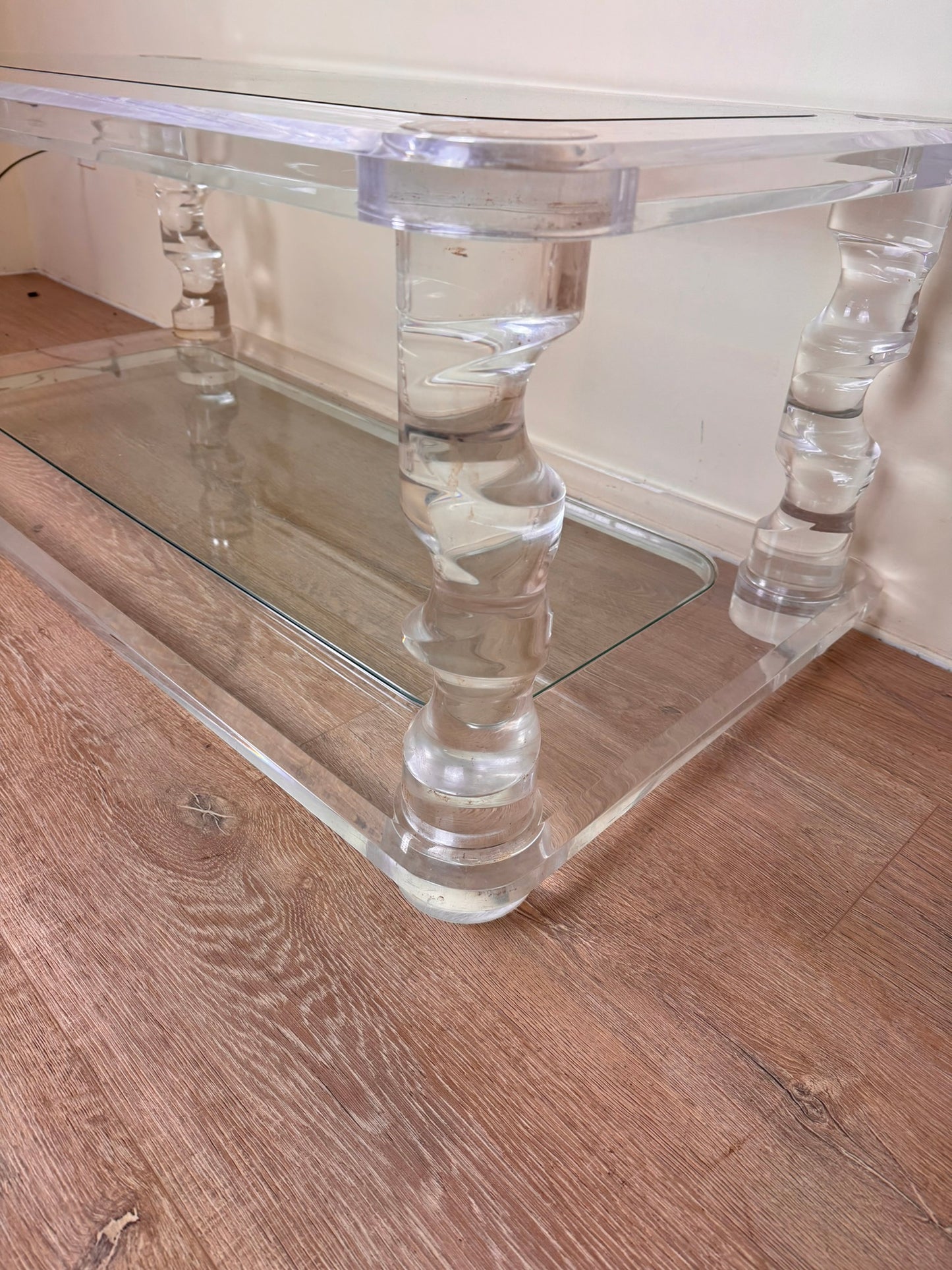 Édition ROMEO Travail des années 1980 Table basse