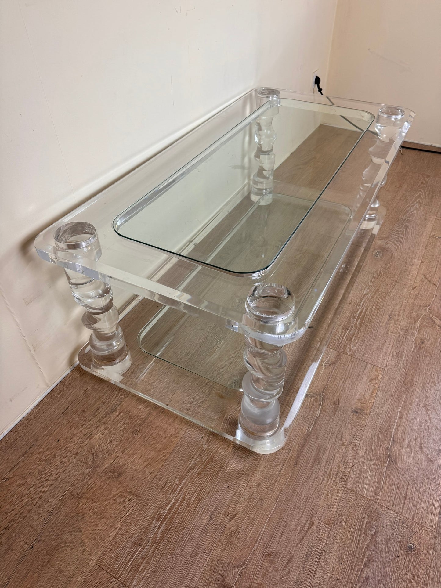 Édition ROMEO Travail des années 1980 Table basse